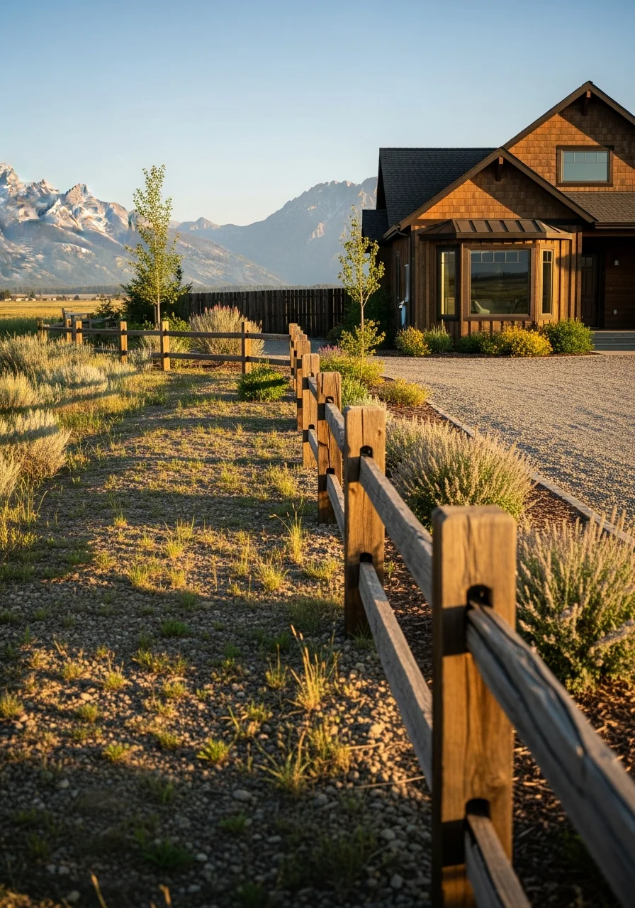 Portrait of a Teton Valley property exterior with mountain setting and well-maintained structure.